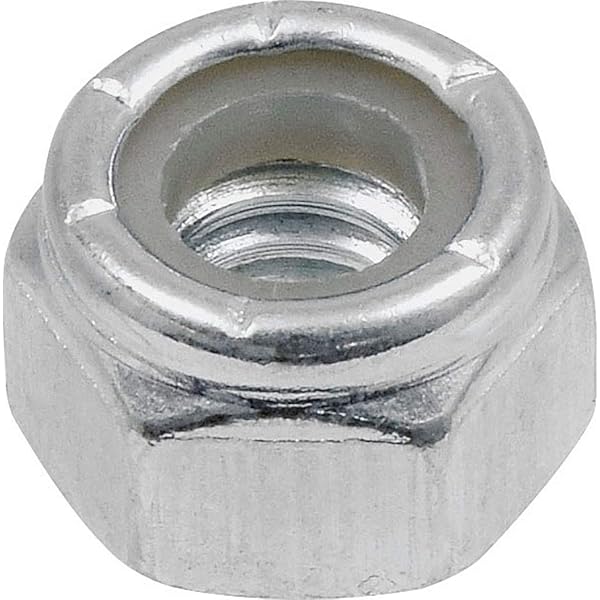 Picture of Brighton Best 075190 1/2"-13 Gr.C All Metal Hex Locknuts Zinc & Wax Cr+3 (Taiwan)